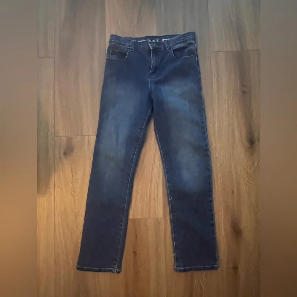 Children’s Place Boys Straight Jambe Jeans Dark Blue Size 10